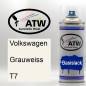 Preview: Volkswagen, Grauweiss, T7: 400ml Sprühdose, von ATW Autoteile West.