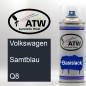 Preview: Volkswagen, Samtblau, Q8: 400ml Sprühdose, von ATW Autoteile West.