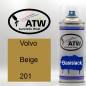Preview: Volvo, Beige, 201: 400ml Sprühdose, von ATW Autoteile West.