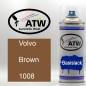 Preview: Volvo, Brown, 1008: 400ml Sprühdose, von ATW Autoteile West.