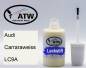 Preview: Audi, Carraraweiss, LC9A: 20ml Lackstift, von ATW Autoteile West.