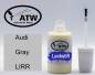 Preview: Audi, Gray, LIRR: 20ml Lackstift, von ATW Autoteile West.