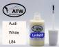 Preview: Audi, White, L84: 20ml Lackstift, von ATW Autoteile West.