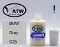 Preview: BMW, Gray, C28: 20ml Lackstift, von ATW Autoteile West.