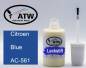 Preview: Citroen, Blue, AC-561: 20ml Lackstift, von ATW Autoteile West.