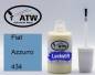 Preview: Fiat, Azzurro, 434: 20ml Lackstift, von ATW Autoteile West.