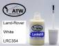 Preview: Land-Rover, White, LRC354: 20ml Lackstift, von ATW Autoteile West.