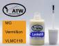 Preview: MG, Vermillion, VLMC118: 20ml Lackstift, von ATW Autoteile West.