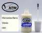 Preview: Mercedes-Benz, Weiss, 050: 20ml Lackstift, von ATW Autoteile West.