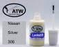 Preview: Nissan, Silver, 306: 20ml Lackstift, von ATW Autoteile West.