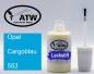 Preview: Opel, Cargoblau, 553: 20ml Lackstift, von ATW Autoteile West.