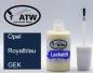 Preview: Opel, Royalblau, GEK: 20ml Lackstift, von ATW Autoteile West.