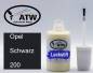 Preview: Opel, Schwarz, 200: 20ml Lackstift, von ATW Autoteile West.