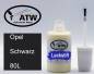 Preview: Opel, Schwarz, 80L: 20ml Lackstift, von ATW Autoteile West.