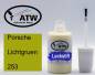 Preview: Porsche, Lichtgruen, 253: 20ml Lackstift, von ATW Autoteile West.