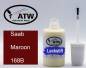 Preview: Saab, Maroon, 168B: 20ml Lackstift, von ATW Autoteile West.