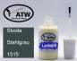 Preview: Skoda, Stahlgrau, 1515: 20ml Lackstift, von ATW Autoteile West.