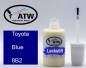 Preview: Toyota, Blue, 8B2: 20ml Lackstift, von ATW Autoteile West.