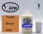 Preview: Toyota, Brown, 4W0: 20ml Lackstift, von ATW Autoteile West.