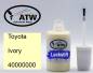 Preview: Toyota, Ivory, 40000000: 20ml Lackstift, von ATW Autoteile West.