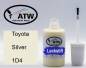 Preview: Toyota, Silver, 1D4: 20ml Lackstift, von ATW Autoteile West.