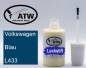 Preview: Volkswagen, Blau, L433: 20ml Lackstift, von ATW Autoteile West.