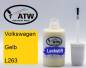 Preview: Volkswagen, Gelb, L263: 20ml Lackstift, von ATW Autoteile West.