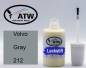 Preview: Volvo, Gray, 212: 20ml Lackstift, von ATW Autoteile West.