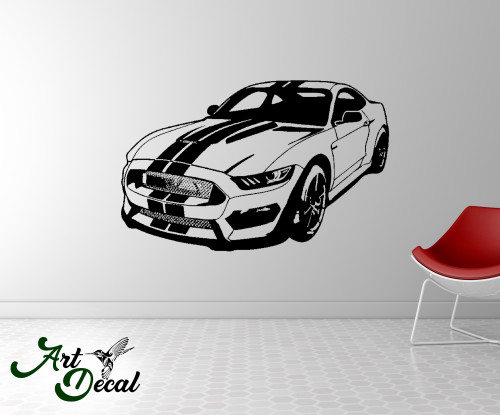 Wandtattoo  Ford-Mustang Shelby GT350
