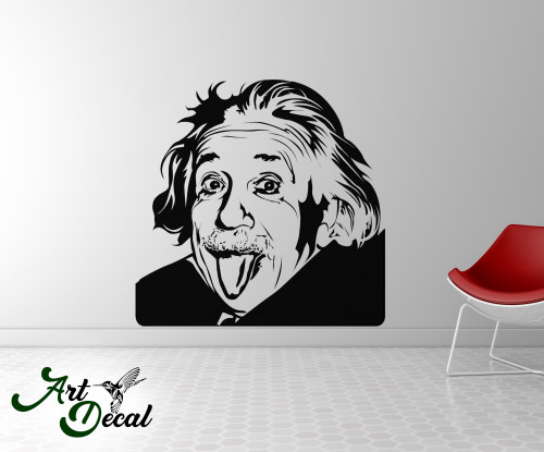 Wandtattoo Albert Einstein