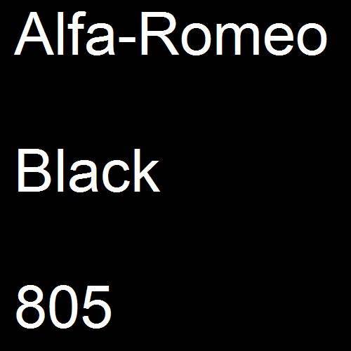 Alfa-Romeo, Black, 805.