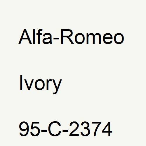 Alfa-Romeo, Ivory, 95-C-2374.