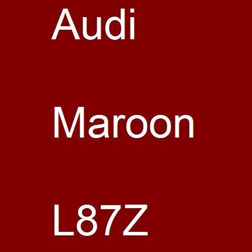 Audi, Maroon, L87Z.