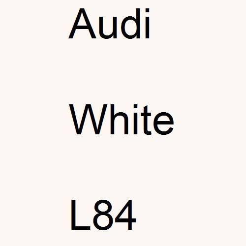 Audi, White, L84.