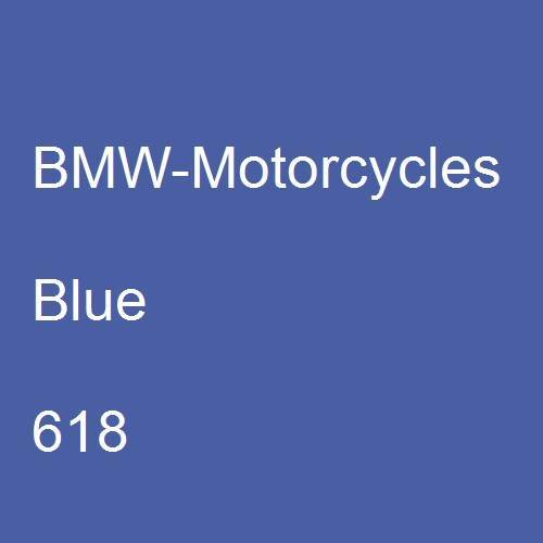 BMW-Motorcycles, Blue, 618.