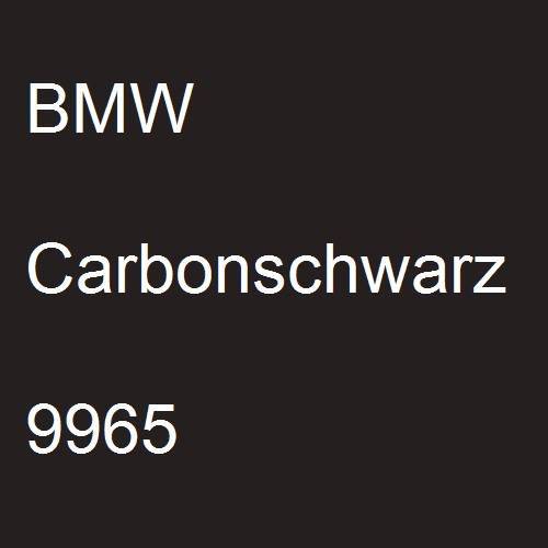 BMW, Carbonschwarz, 9965.