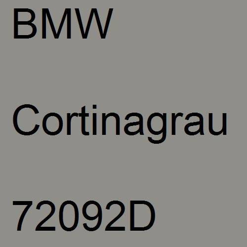 BMW, Cortinagrau, 72092D.