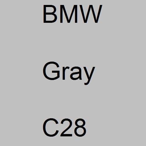 BMW, Gray, C28.