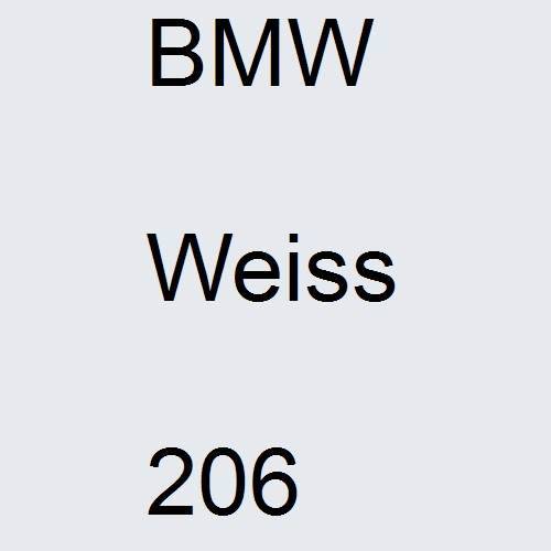 BMW, Weiss, 206.