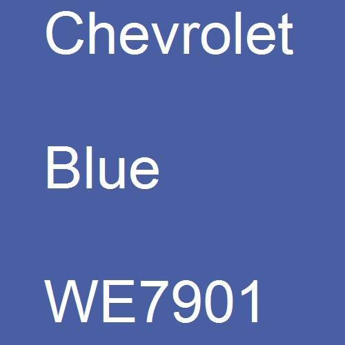 Chevrolet, Blue, WE7901.