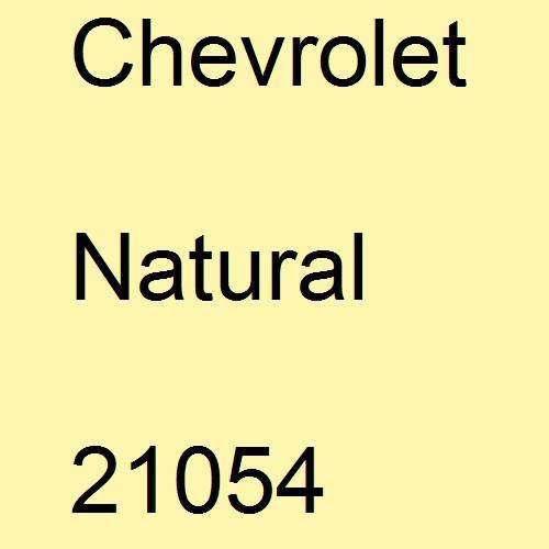 Chevrolet, Natural, 21054.