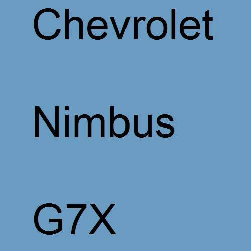 Chevrolet, Nimbus, G7X.