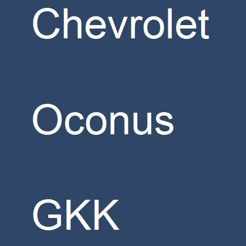 Chevrolet, Oconus, GKK.