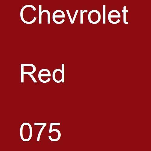 Chevrolet, Red, 075.