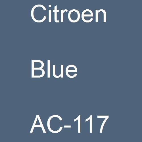 Citroen, Blue, AC-117.