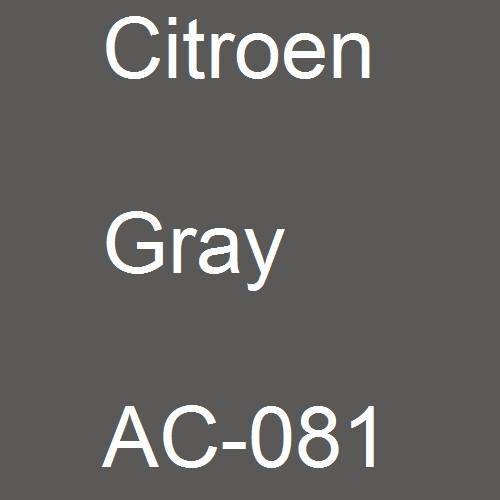 Citroen, Gray, AC-081.