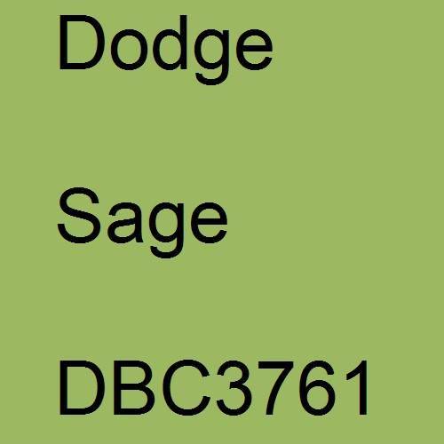 Dodge, Sage, DBC3761.