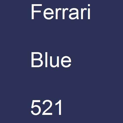 Ferrari, Blue, 521.