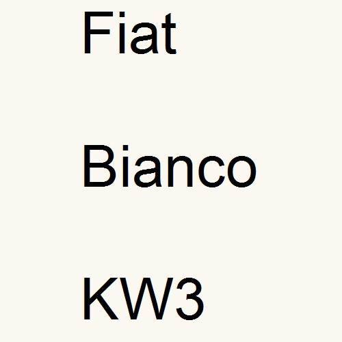 Fiat, Bianco, KW3.