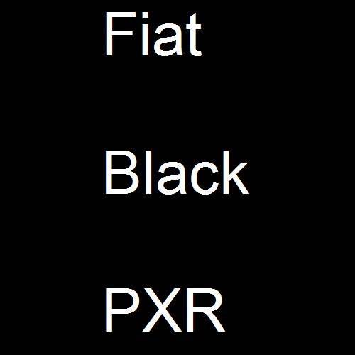 Fiat, Black, PXR.